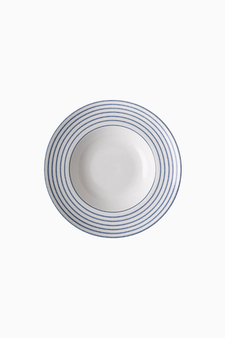 Blueprint Collectables 27,5 cm Candy Stripe Makarna Tabağı