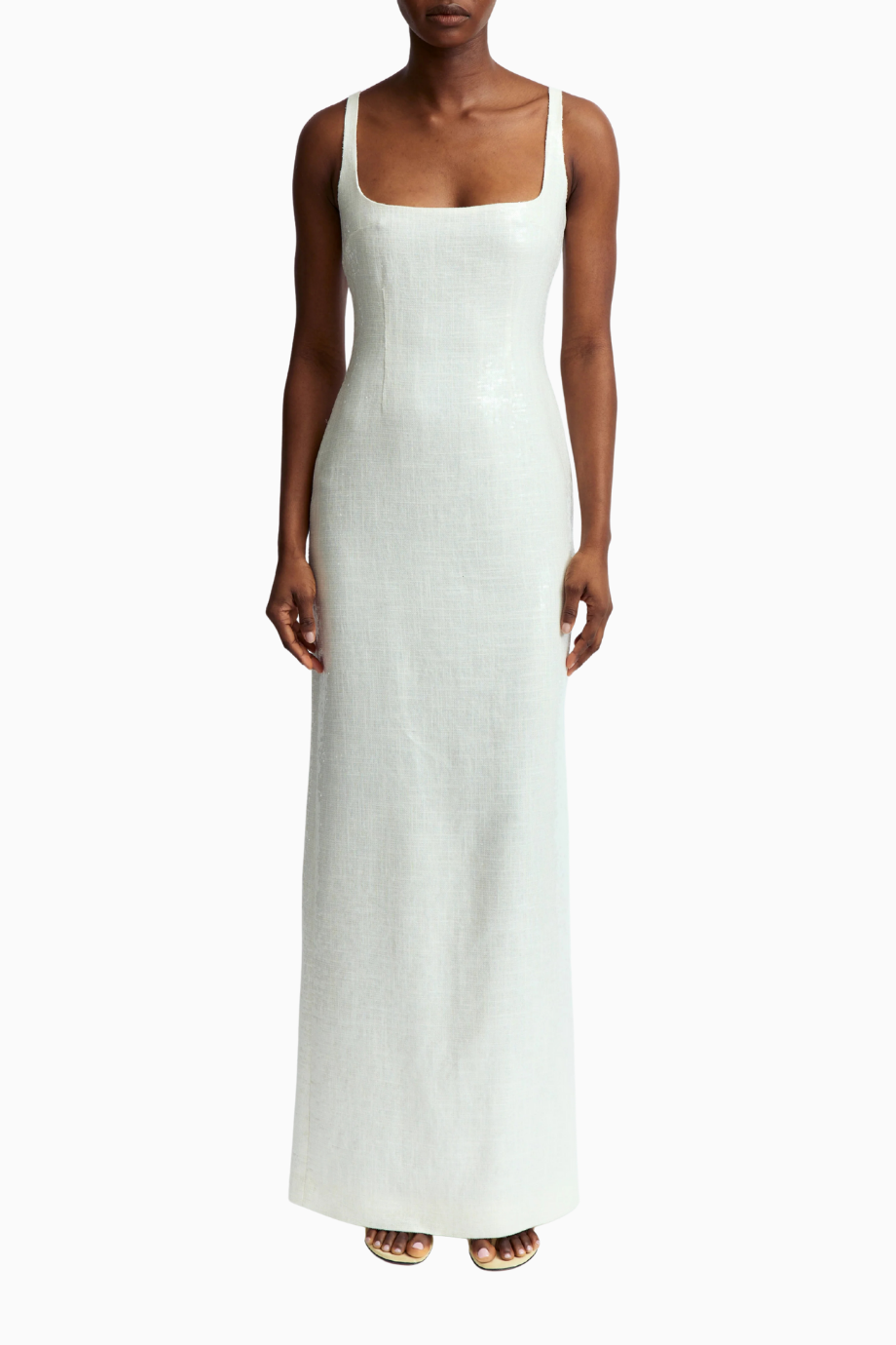 Electra Gown Linen Payetli Kadın Elbise