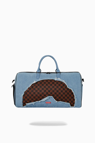 Denim Shark Duffle Lüks Denim Unisex Seyahat Çantası, Sınırlı Sayıda