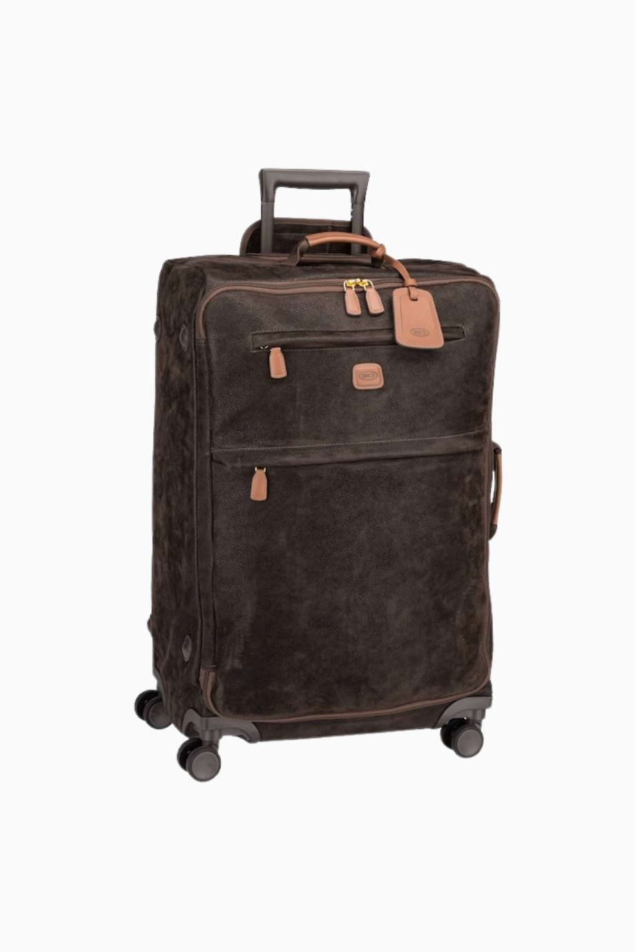 Life Trolley 71 cm Oliva Deri Detaylı, Wildleder Görünümlü Yumuşak Kabuklu Valiz