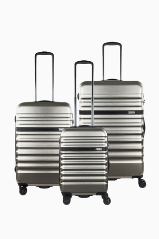 Corium 3'lü Sert Kabuklu Valiz Seti 4 Tekerlekli TSA Kilitli