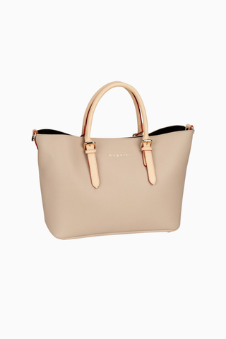 Ella Shopper M Bag-in-Bag Özellikli Şık ve Fonksiyonel Bej Kadın El Çantası