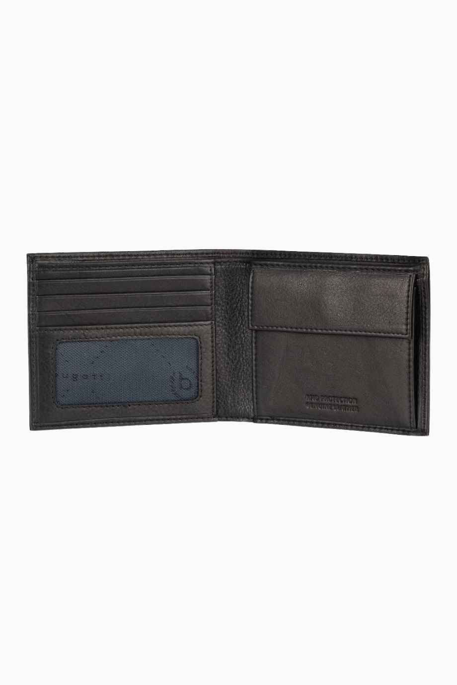 Nome Siyah Deri Erkek Cüzdan Kompakt Tasarım ve RFID Koruma ile Şıklık