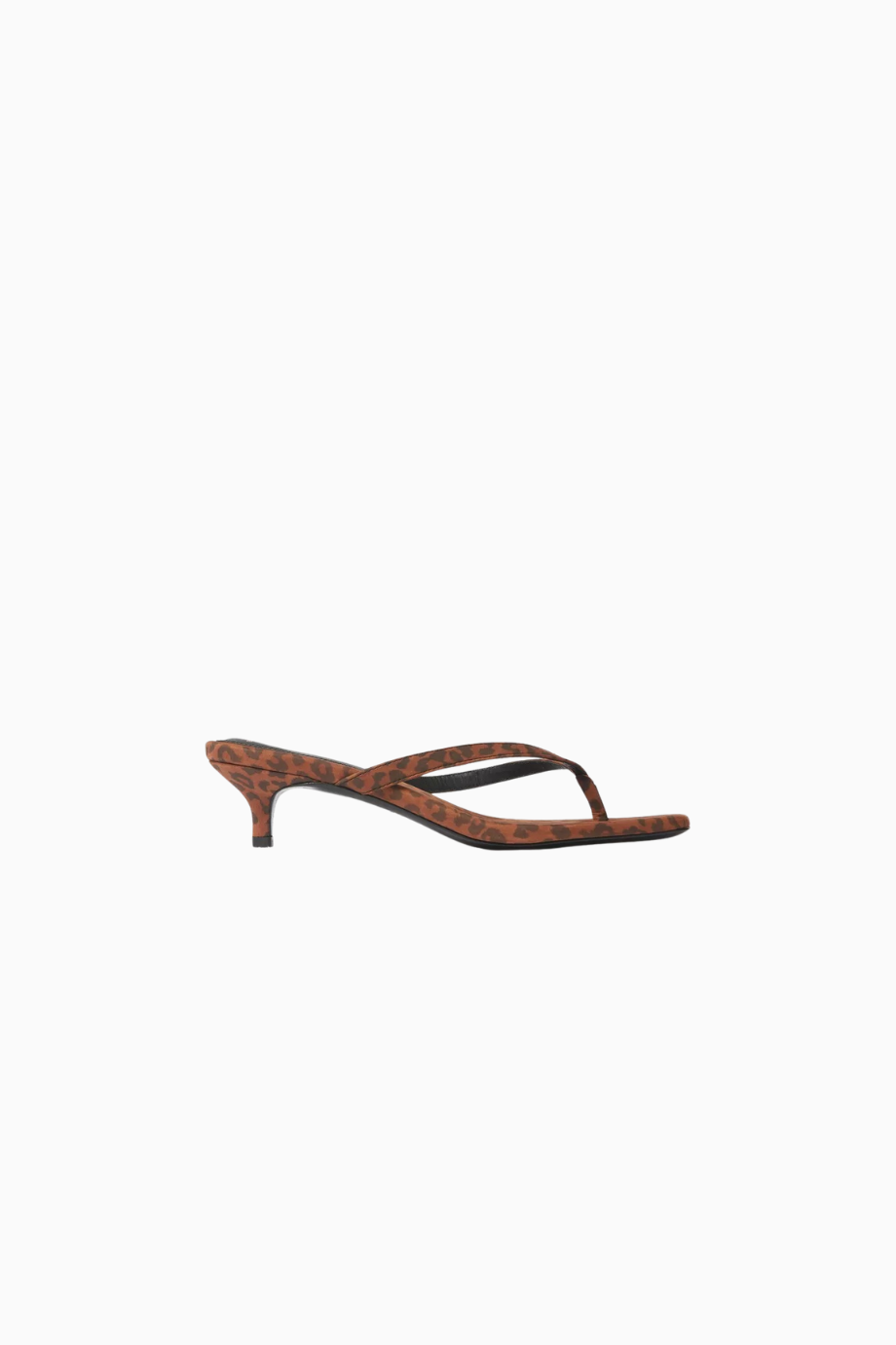 Lara 35 Leopar Desenli Saten Slip-on Mules Logo Detaylı, Zarif ve Modern Tasarım
