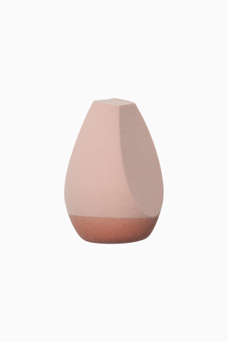 Halo Glow Angled Silicone Face Sponge Krem ve Sıvı Ürünler İçin Sünger