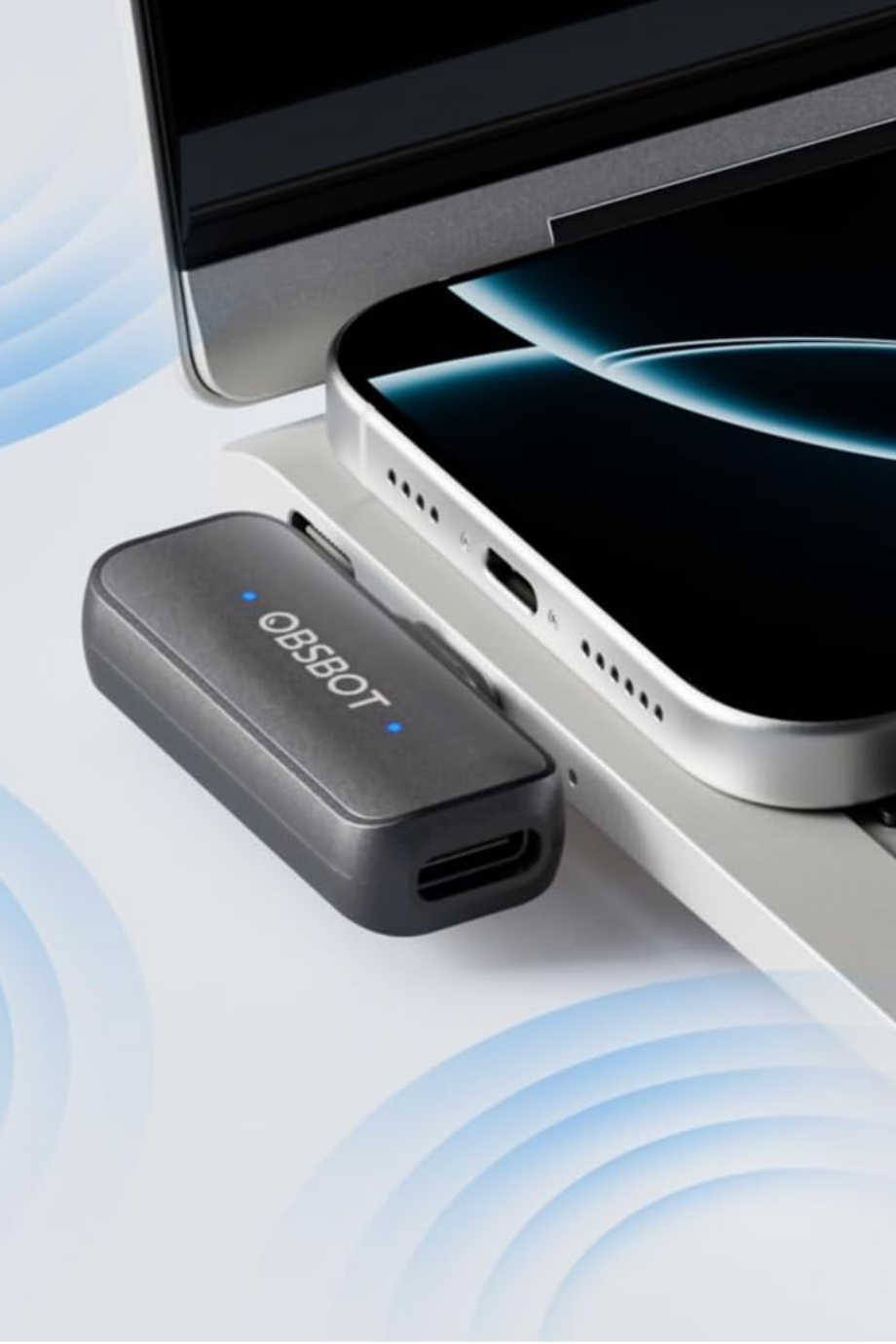 VOX Kablosuz Dual Lavalier Mikrofon – 300m, 48kHz/24-Bit, USB-C