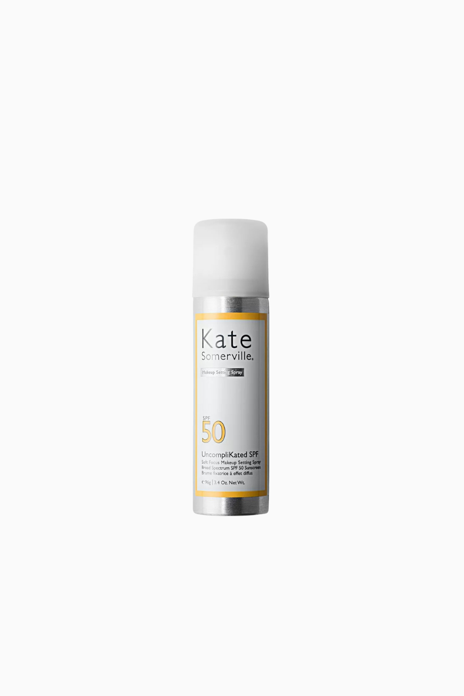 UncompliKated SPF 50 Makyaj Sabitleyici Sprey 96g, Parlamayı Önleyen ve Cildi Koruyan Lüks Bitirici