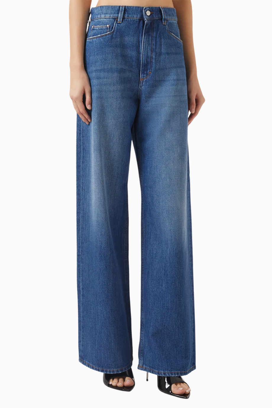 Type 02 Wide-leg Jeans, Geri Dönüştürülmüş Denimden Lüks Geniş Paça Kot Pantolon