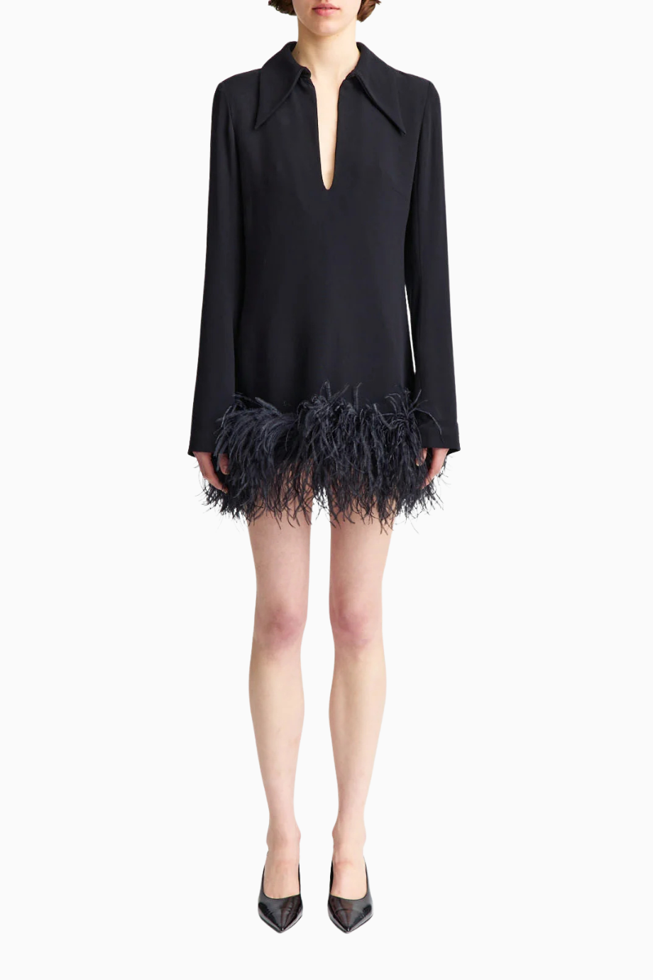 Michele Tüy Detaylı Mini Kadın Elbise