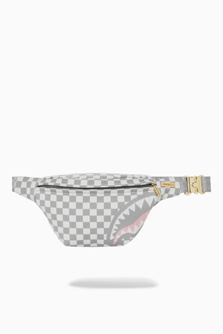 Knit Sharks in Paris Cream Savvy Crossbody, Lüks Unisex Çapraz Çanta, Sınırlı Sayıda