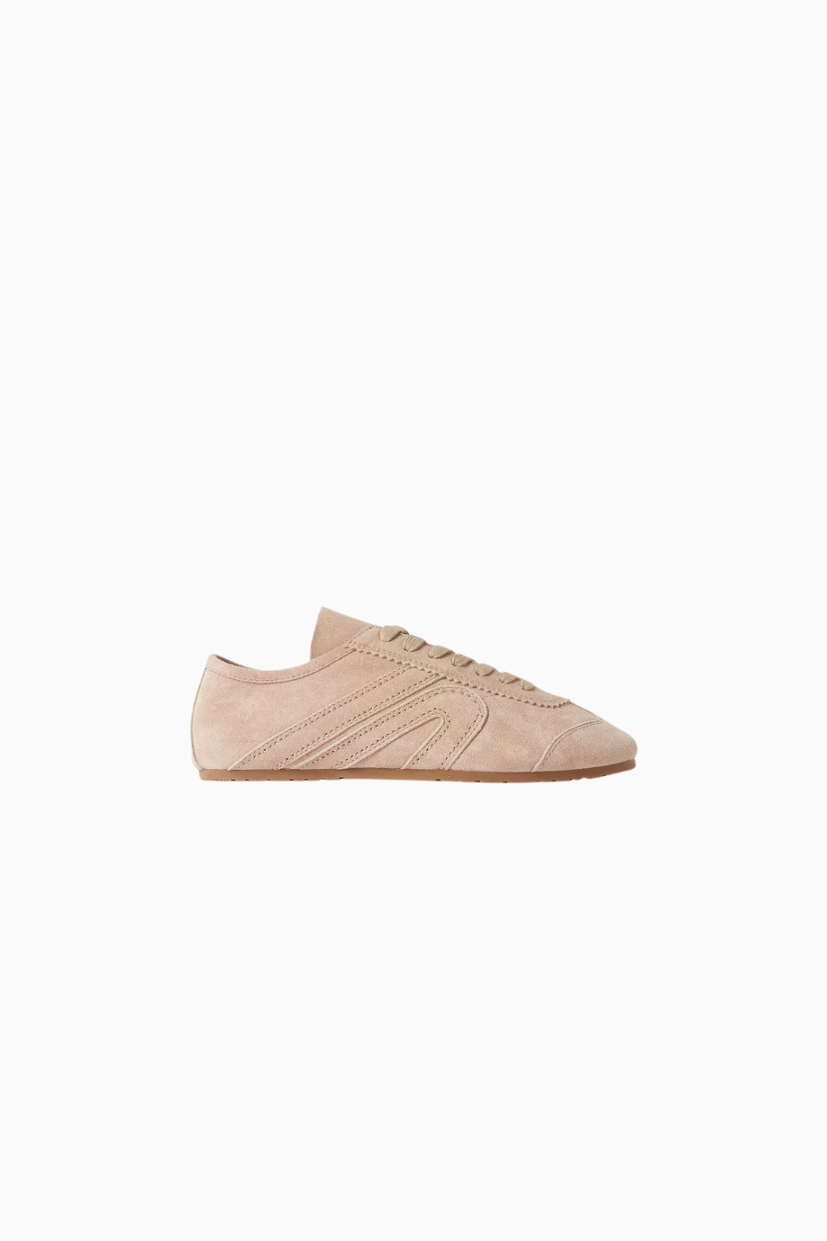 Aleta Bej Süet Retro Runner Stil Kadın Günlük Sneaker