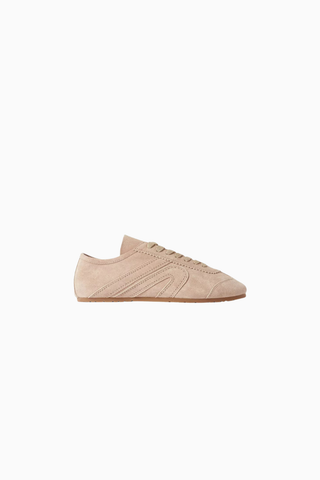 Aleta Bej Süet Retro Runner Stil Kadın Günlük Sneaker