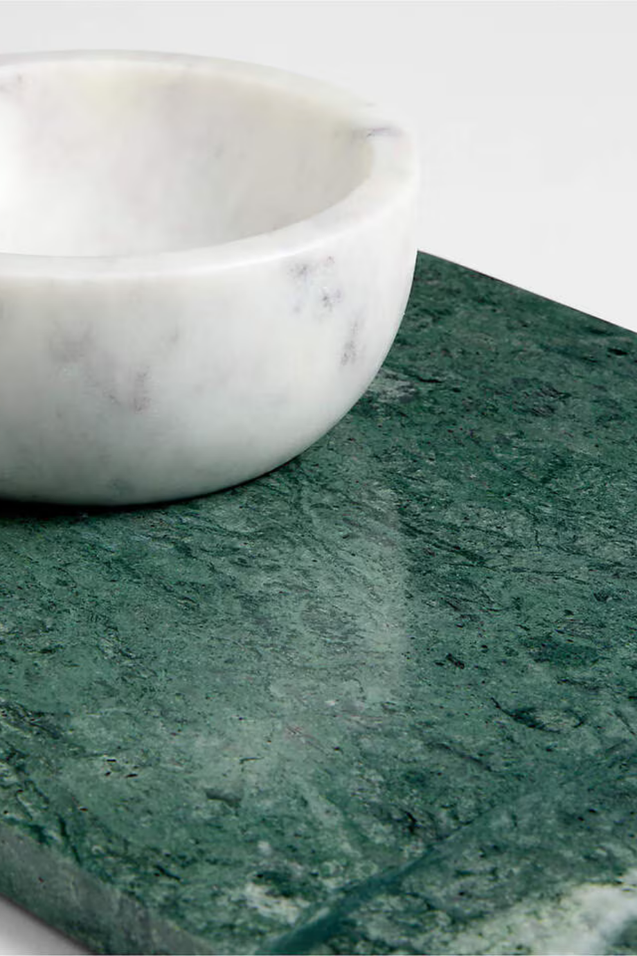 Daniel Humm Geneve Yeşil Mermer Servis Tahtası ve Kase Seti, Lüks Sofra Sanatı