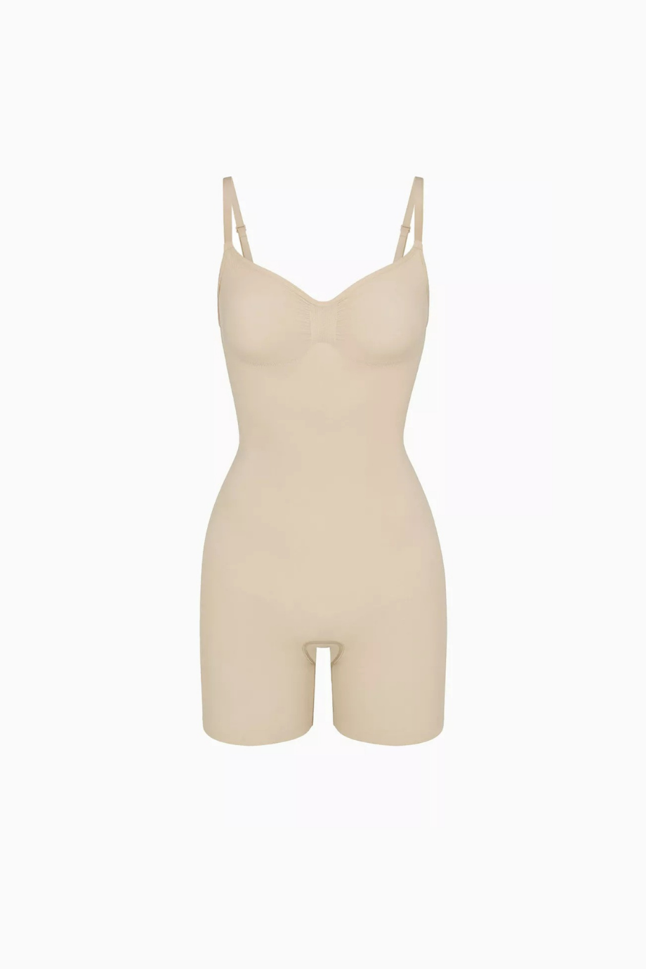 Seamless Sculpt Mid Thigh Bodysuit, Dikişsiz Şekillendirici