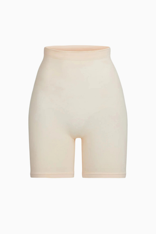 Seamless Sculpt Mid-Thigh Shorts, Yüksek Bel Şekillendirici Şort