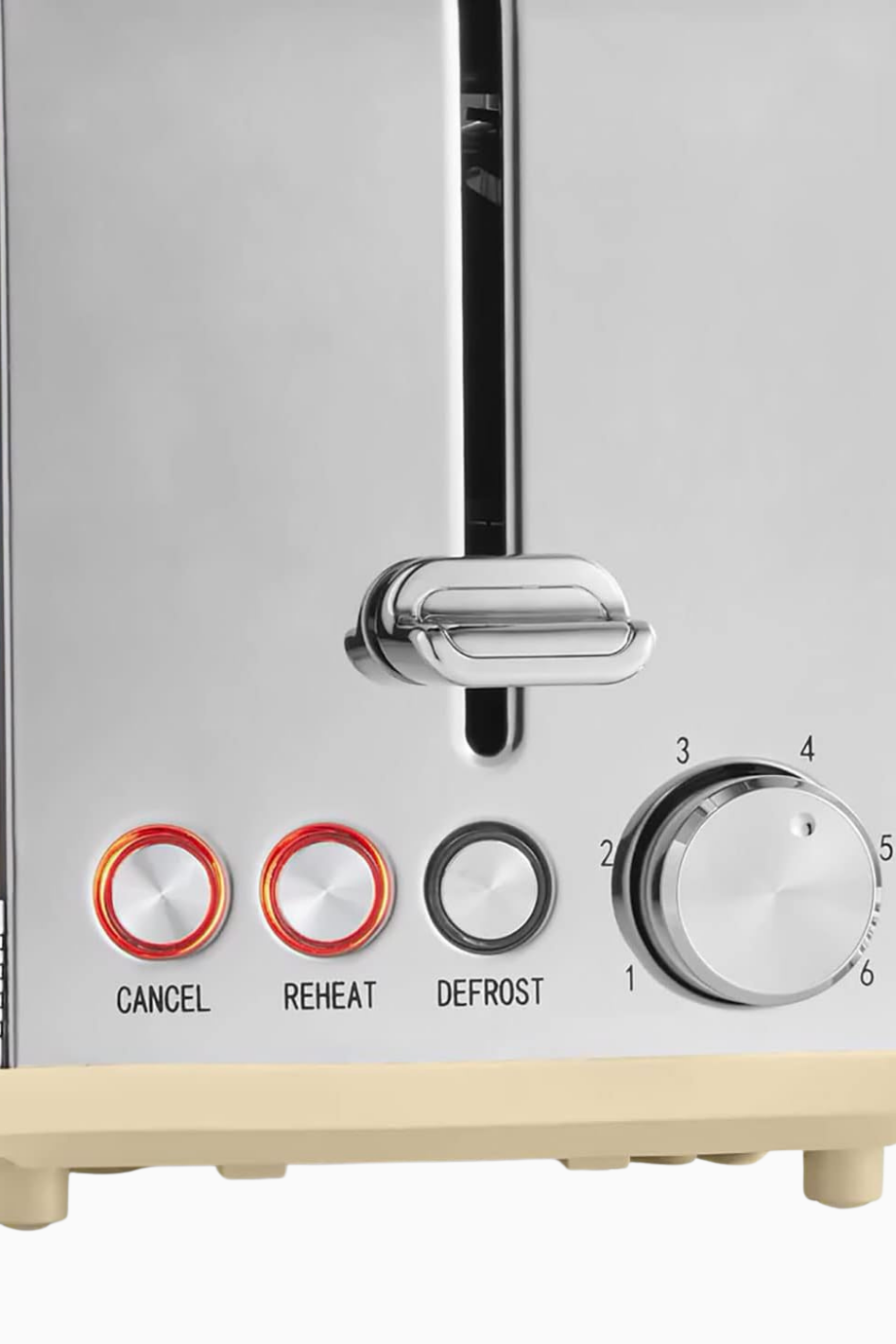 Retro 2 Dilimli Ekmek Kızartma Makinesi, 6 Kızartma Kademesi ve 3 Fonksiyonlu