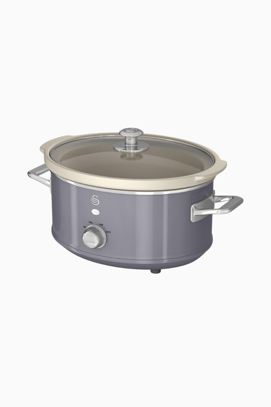 Retro 3,5L Yavaş Pişirici, Seramik Yapışmaz Kap, 3 Sıcaklık Ayarı, 200 W, Vintage Tasarım