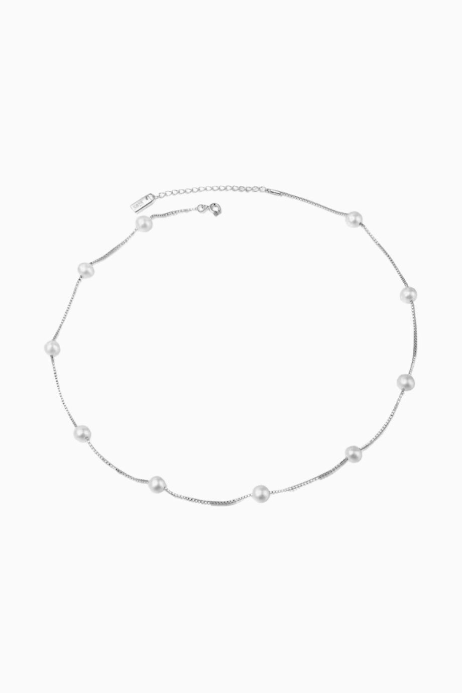 Masako Kolye, 925 Ayar Gümüş Zincirli, Tatlı Su İncili, Zarif ve Işıltılı Tasarım