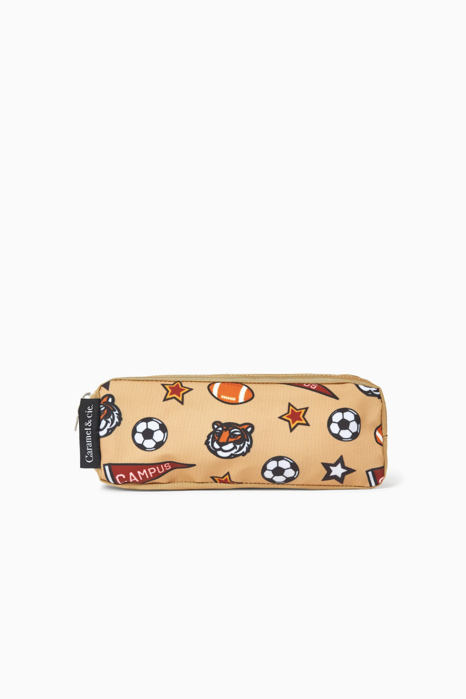 Academy Double Kalem Kutusu, Kahverengi, Çift Bölmeli ve Suya Dayanıklı