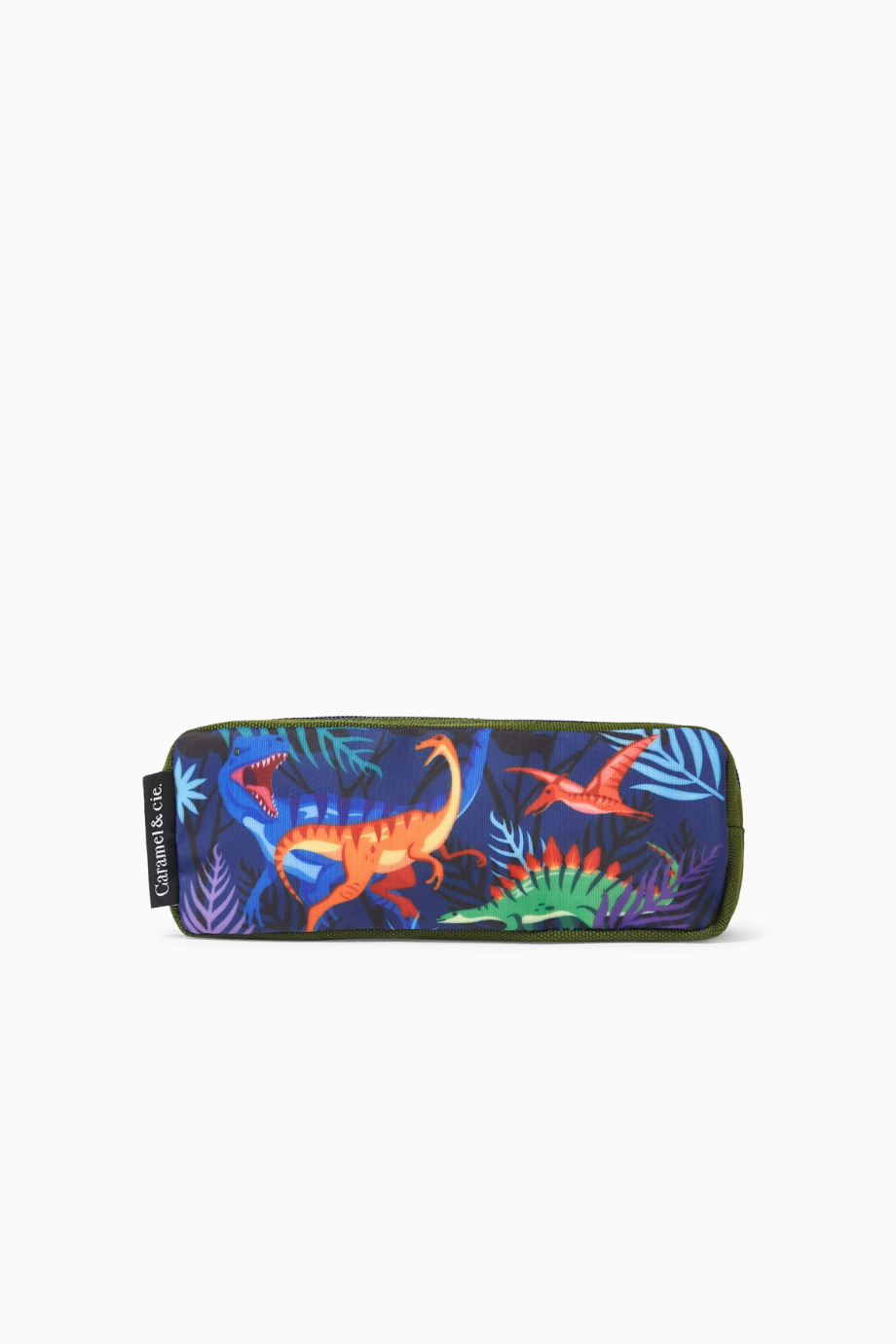 Jurassic Double Kalem Kutusu, Koyu Yeşil, Çift Bölmeli ve Suya Dayanıklı