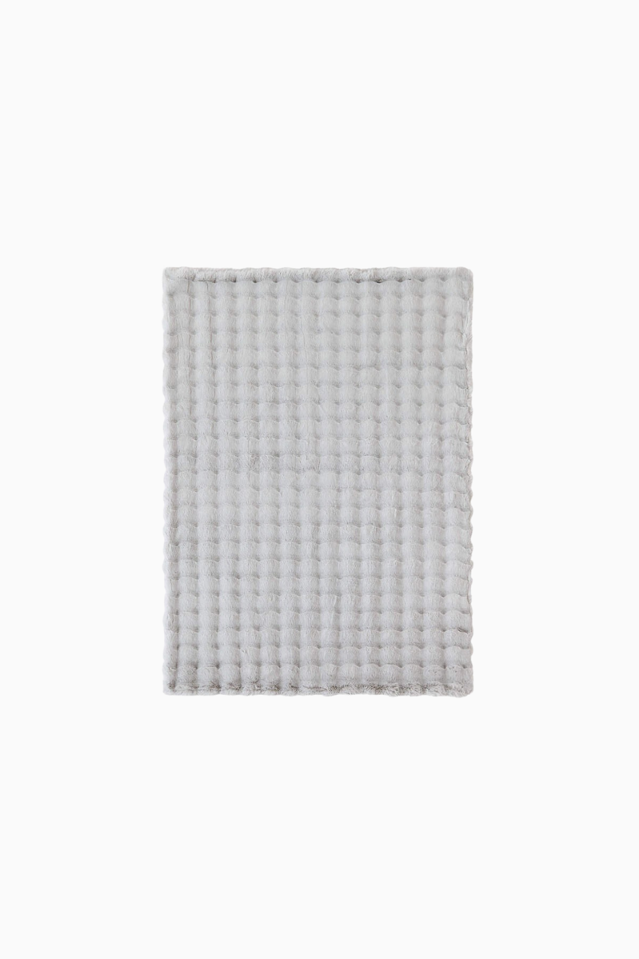 Farleigh Buzlu Mavi Suni Kürk Battaniye, Süper Yumuşak, Çift Taraflı, 127x178 cm