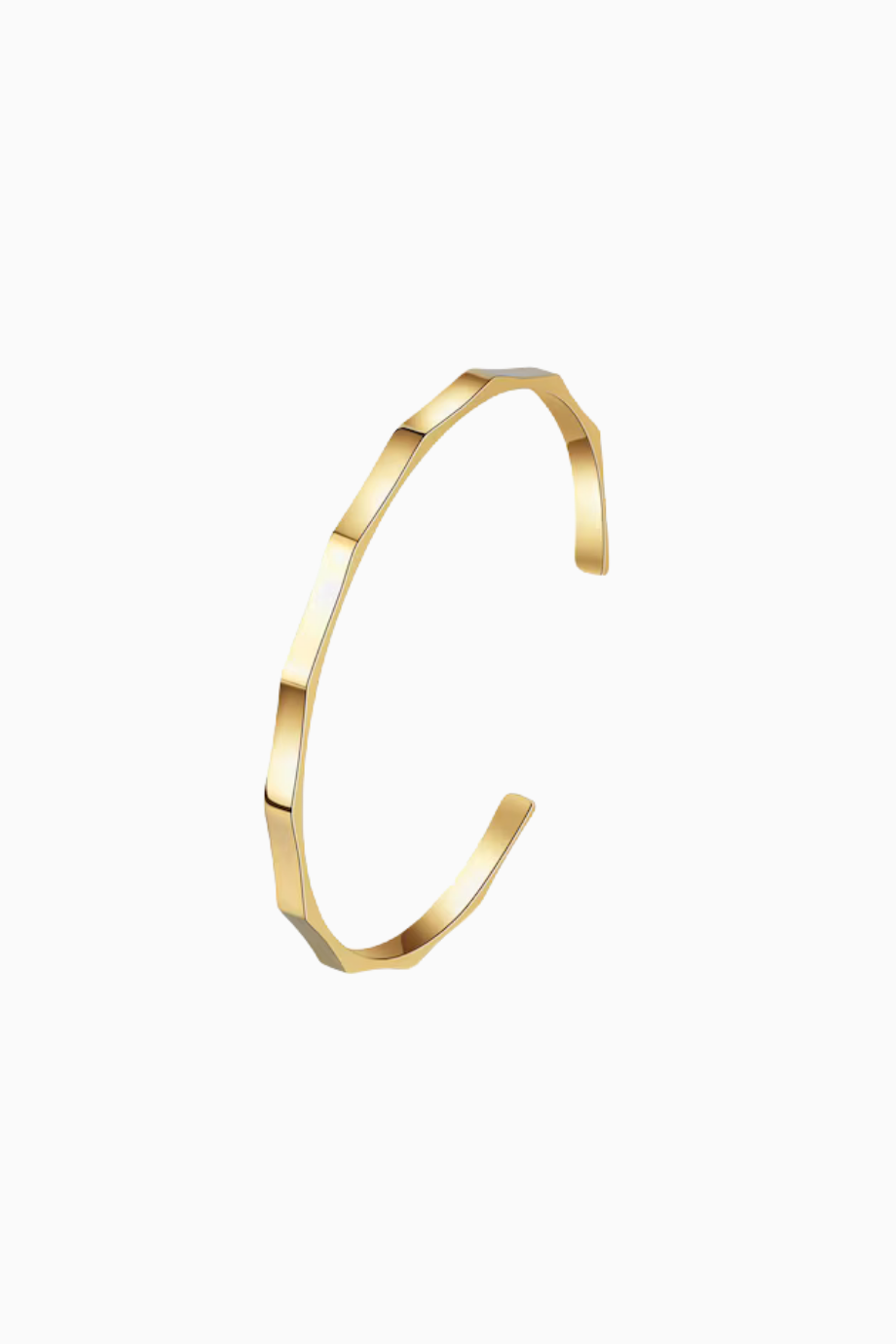 Angeline Bilezik, Bambu Formundan İlham Alan Parlak Paslanmaz Çelik ve Zarif Tasarım