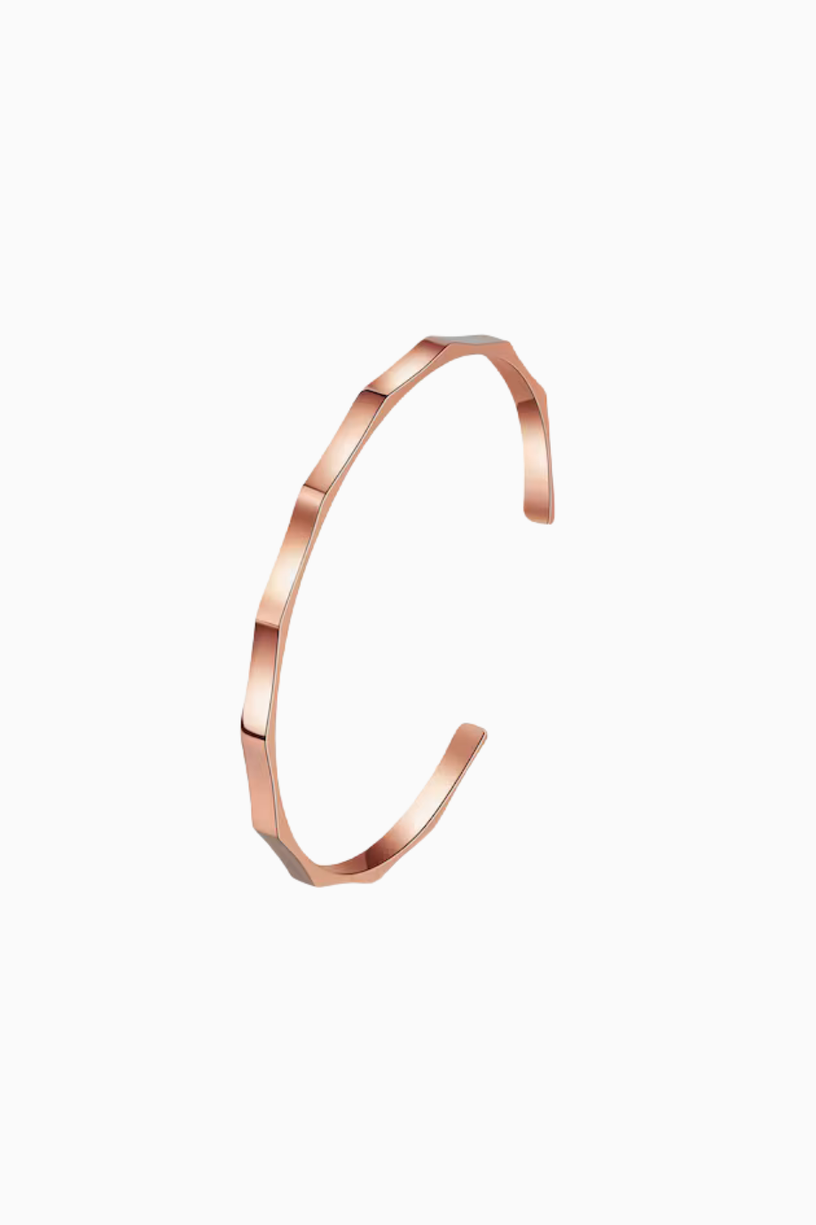 Angeline Bilezik, Bambu Formundan İlham Alan Parlak Paslanmaz Çelik ve Zarif Tasarım