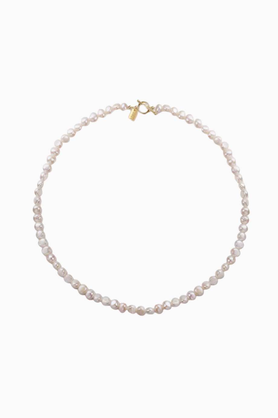 SORANO Kolyesi, 925 Ayar Gümüş, 18 Ayar Altın Kaplama ve Tatlı Su İncileriyle