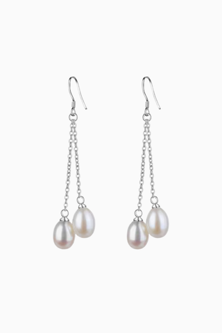 Mae Küpeler, 925 Ayar Gümüşten, Tatlı Su İncili, Zincirli ve Caz Çağı İlhamlı