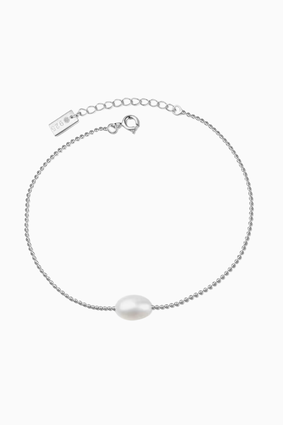 MISAKI Bilezik, 925 Ayar Gümüş ve Tatlı Su İncisiyle Zarif ve Modern