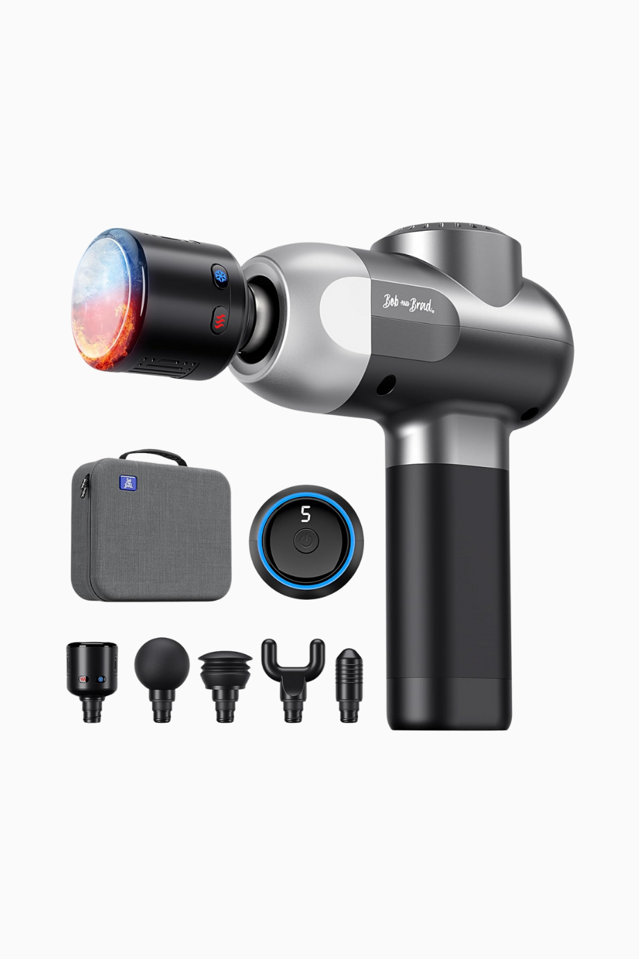 C2 Pro Isıtmalı Soğuk Terapili Masaj Tabancası, Derin Doku, Taşınabilir