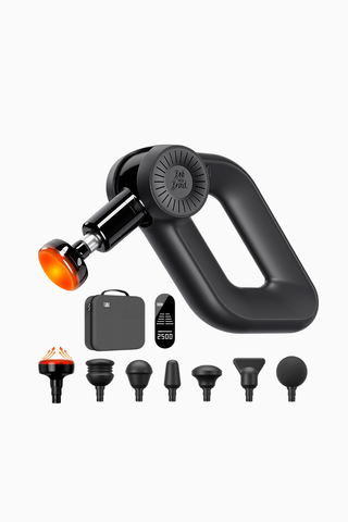 D6 Pro Plus Isıtmalı Masaj Tabancası, 16 mm Derin Doku, OLED Ekranlı