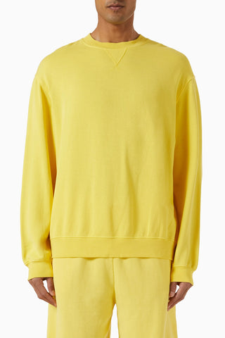 Daily Crew Sweatshirt, Pamuk-Kaşmir, Minimalist ve Lüks Tasarım