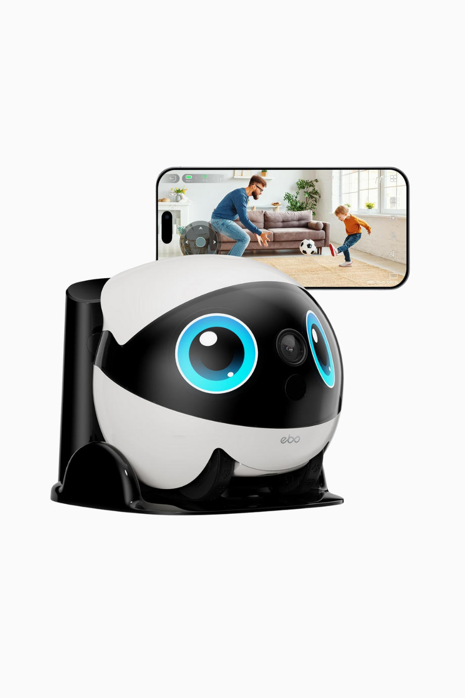 EBO Air 2 Plus 3K Gözetim Kamerası, Yapay Zekalı Mobil Robot, 2 Yönlü Ses, Gece Görüşü