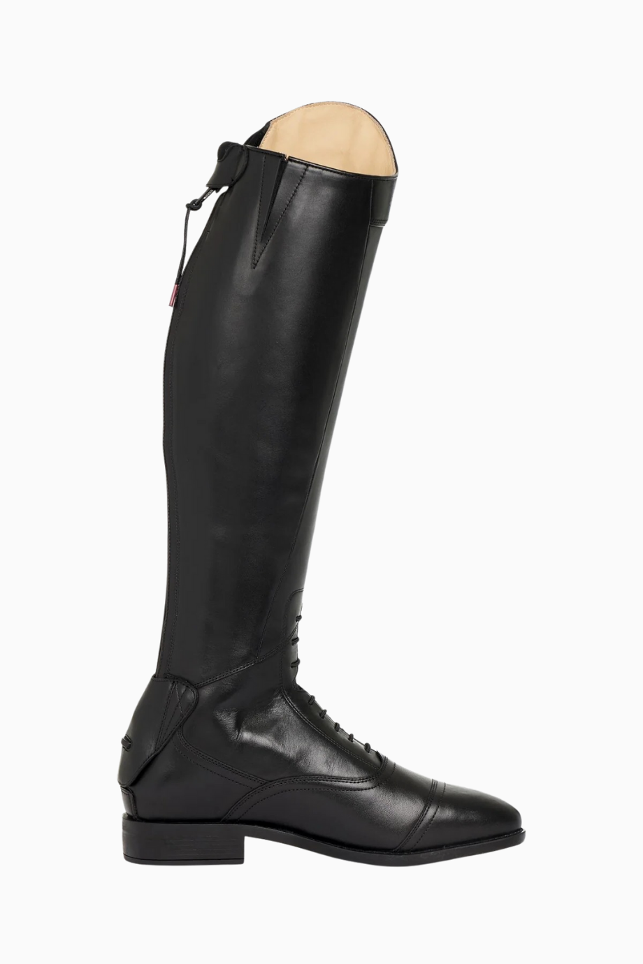 Deri Binicilik Çizmesi, Elastik Bağcıklı, Ergonomik ve Üst Düzey Konfor