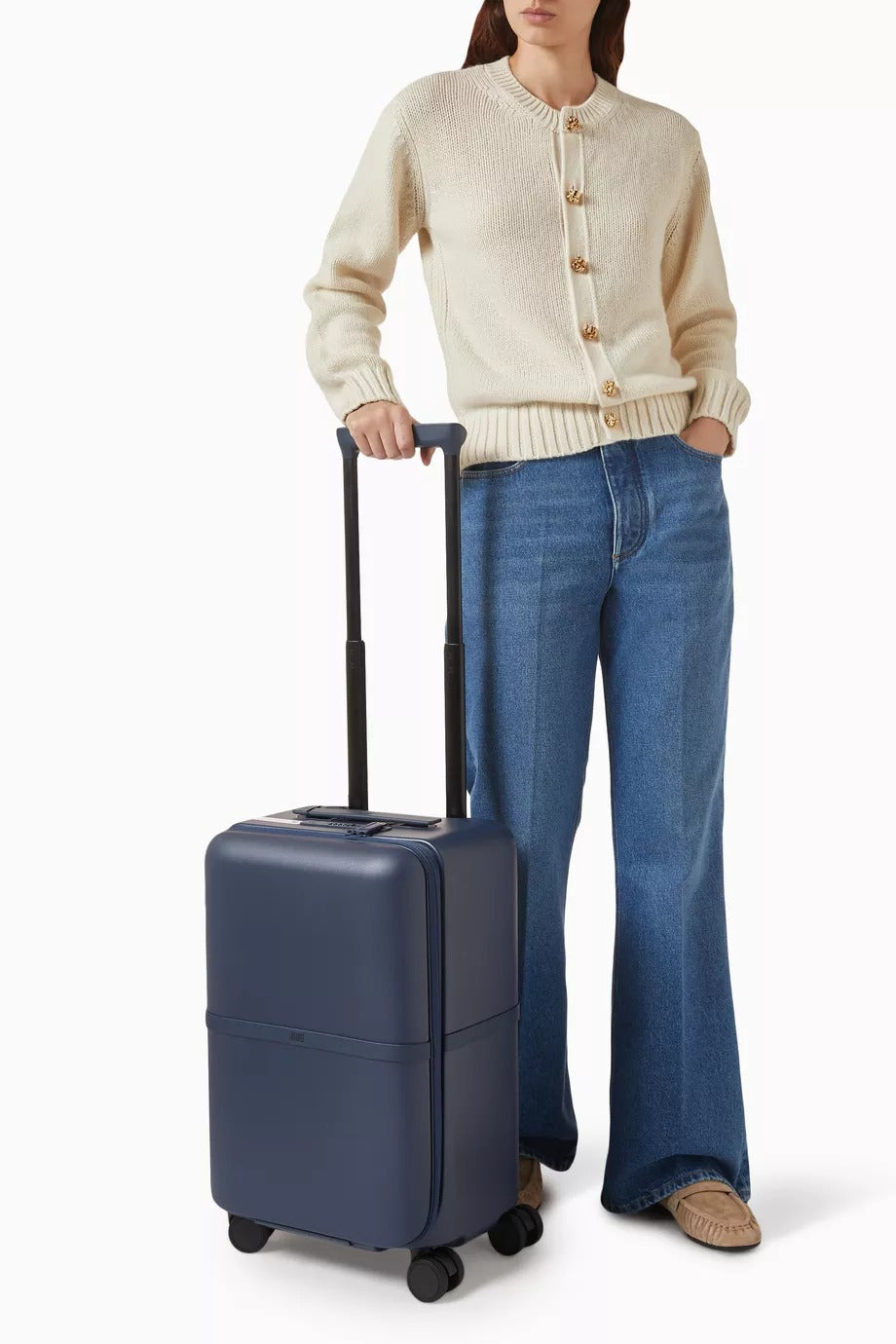 Capsule Carry On Pro Lacivert Kabin Boy Valiz