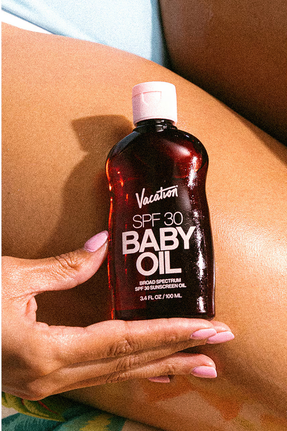 Baby Oil SPF 30 Güneş Koruyucu Yağ, Doğal Parlaklık 3.4oz