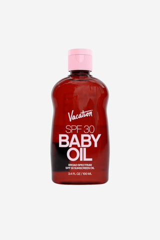 Baby Oil SPF 30 Güneş Koruyucu Yağ, Doğal Parlaklık 3.4oz