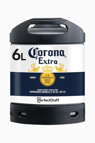Corona Bira Fıçısı, 6L, Ev Musluklarına Uyumlu, %4,5 ABV