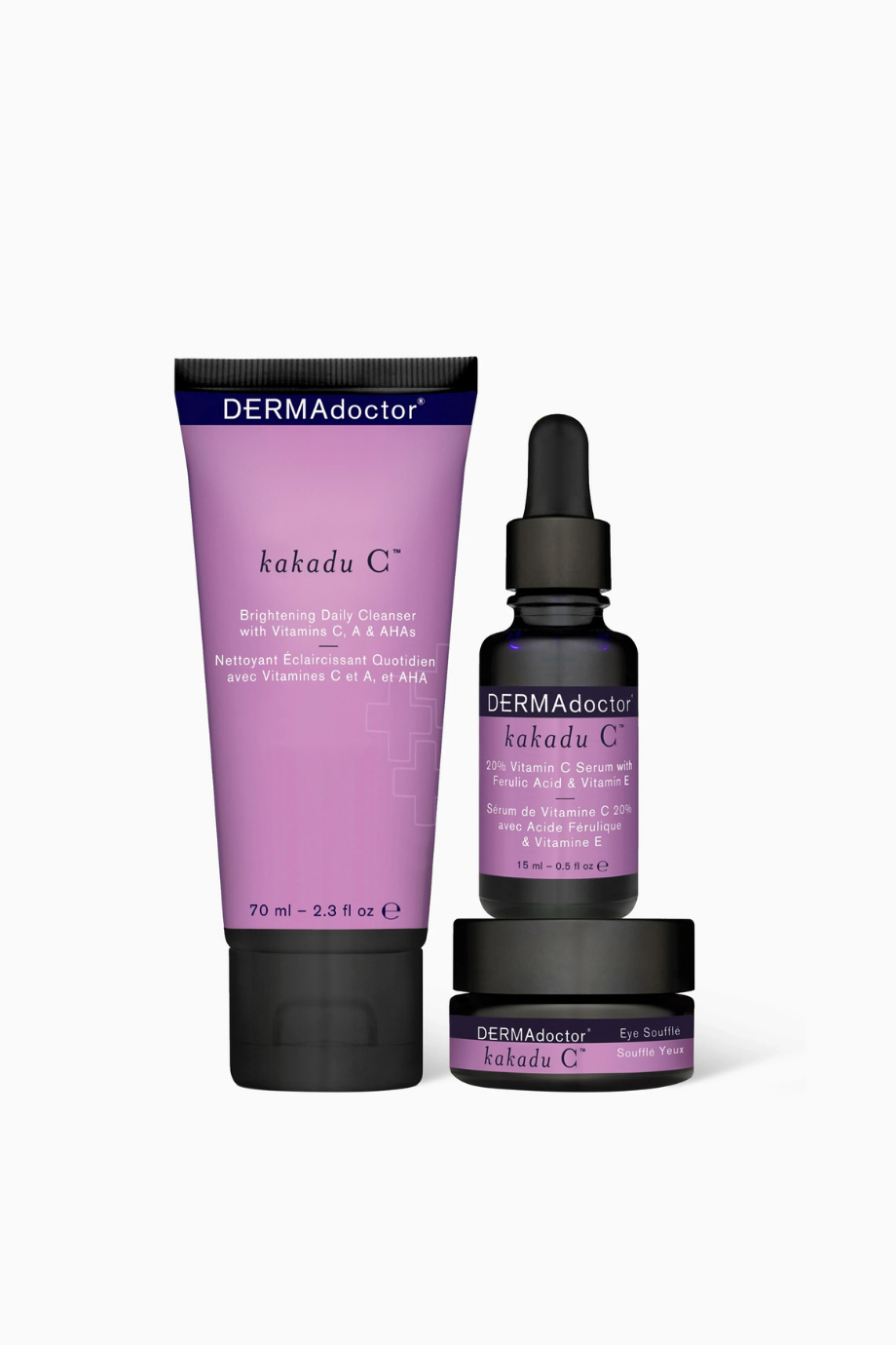 Kakadu C Vitamin C Aydınlatıcı ve Sıkılaştırıcı Başlangıç Seti, Temizleyici, Serum ve Göz Kremi