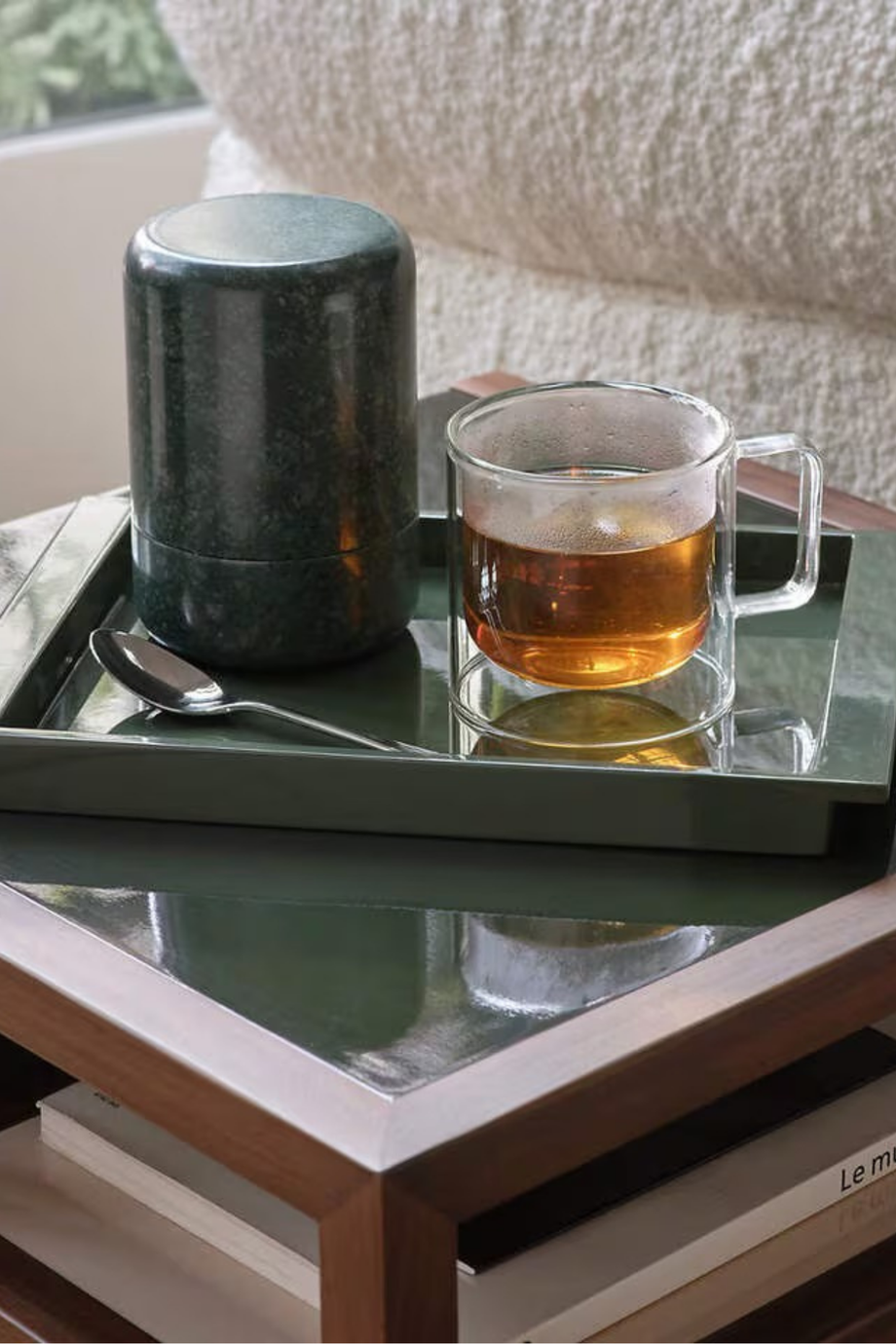 Luzern Büyük Yeşil Lake Dekoratif Tepsi, Daniel Humm Tasarımı