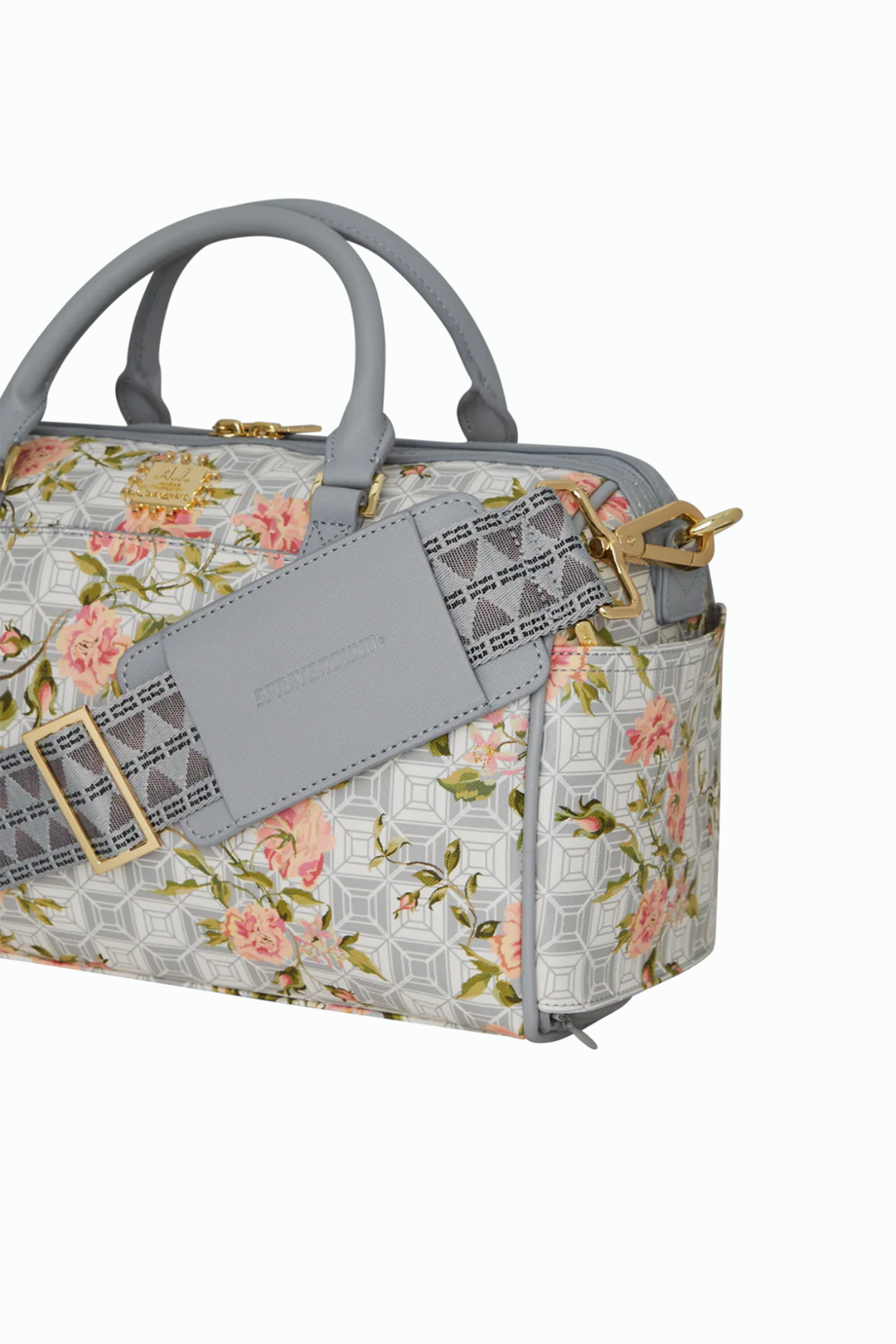 AI Floral Mini Duffle Seyahat Çantası, Sınırlı Sayıda Lüks Tasarım