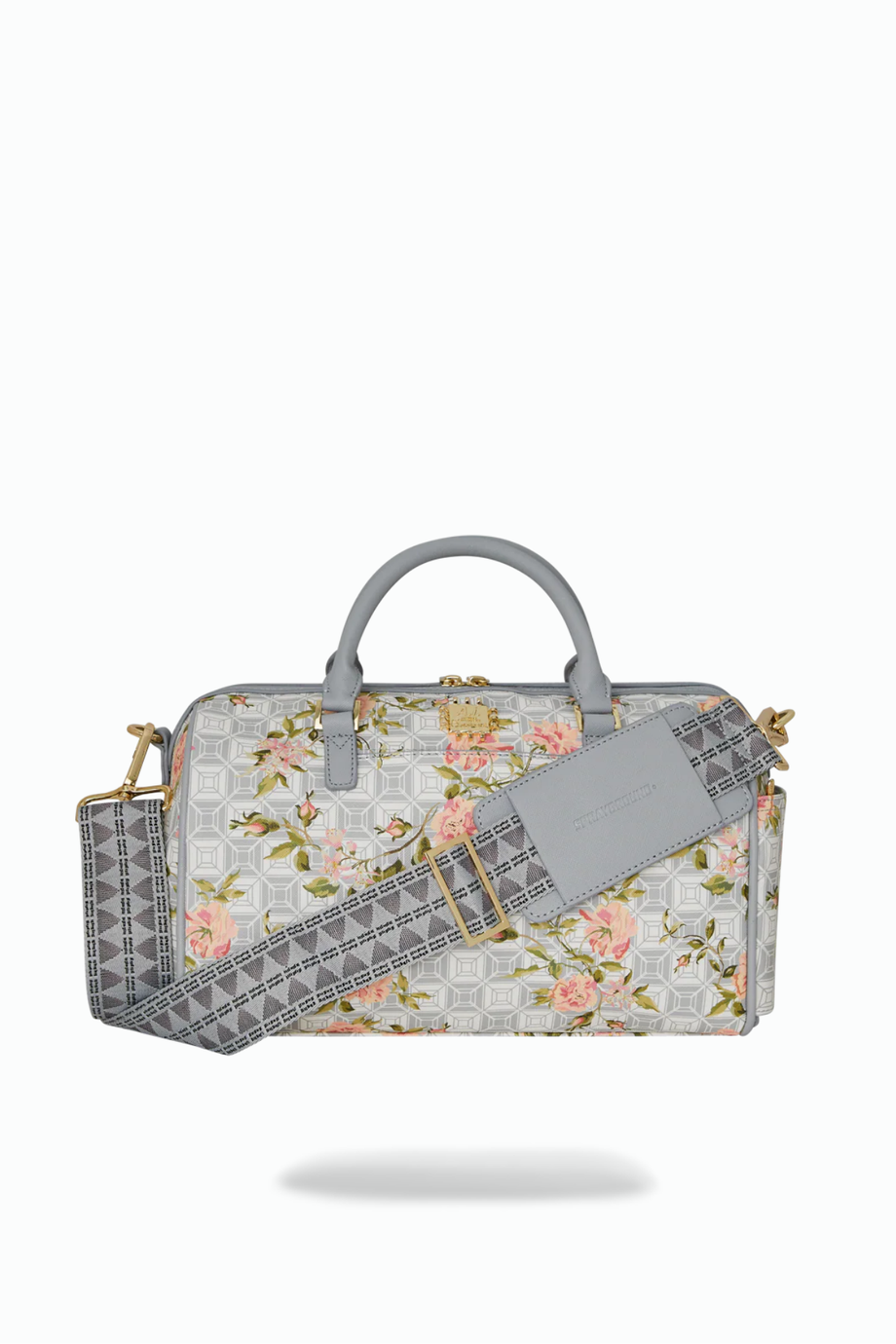 AI Floral Mini Duffle Seyahat Çantası, Sınırlı Sayıda Lüks Tasarım