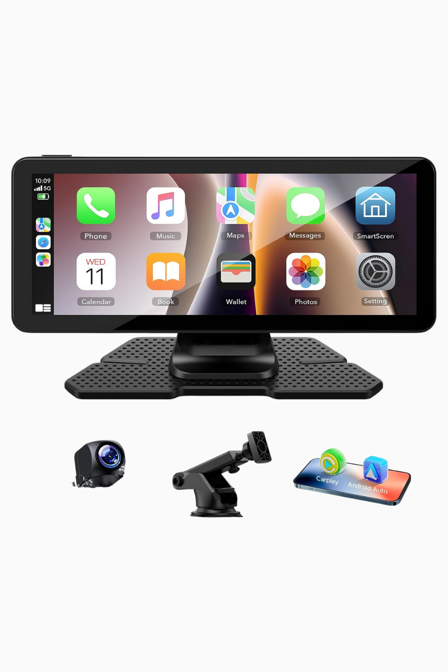 6,86” Kablosuz CarPlay Android Araç Ekranı, Dokunmatik Radyolu