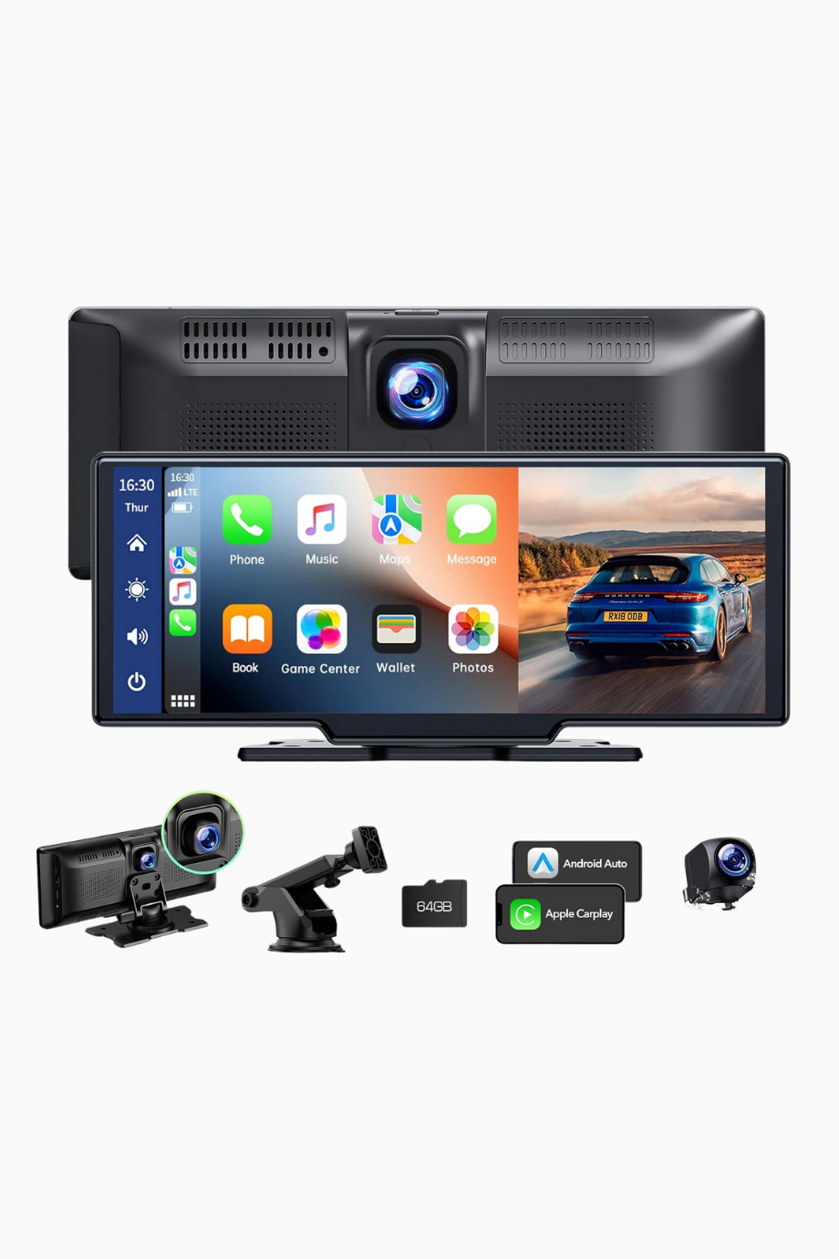 Kablosuz CarPlay Android Araba Ekranı 9,26”