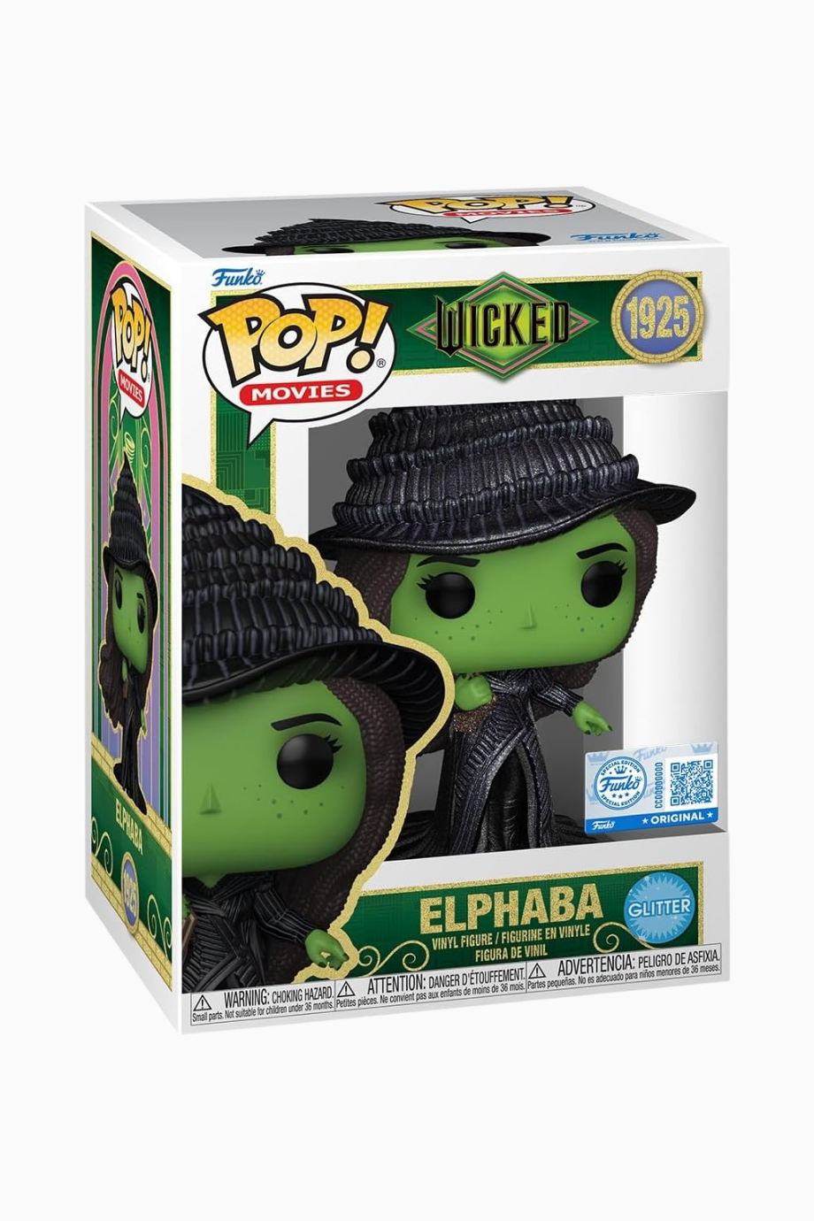 Pop! Movies: Wicked For Good Elphaba (Parıltılı) Koleksiyonluk Figür