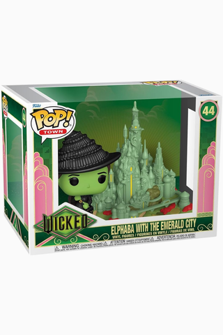 Pop! Town: Wicked, Elphaba w/Emerald City Vinil Koleksiyon Figürü