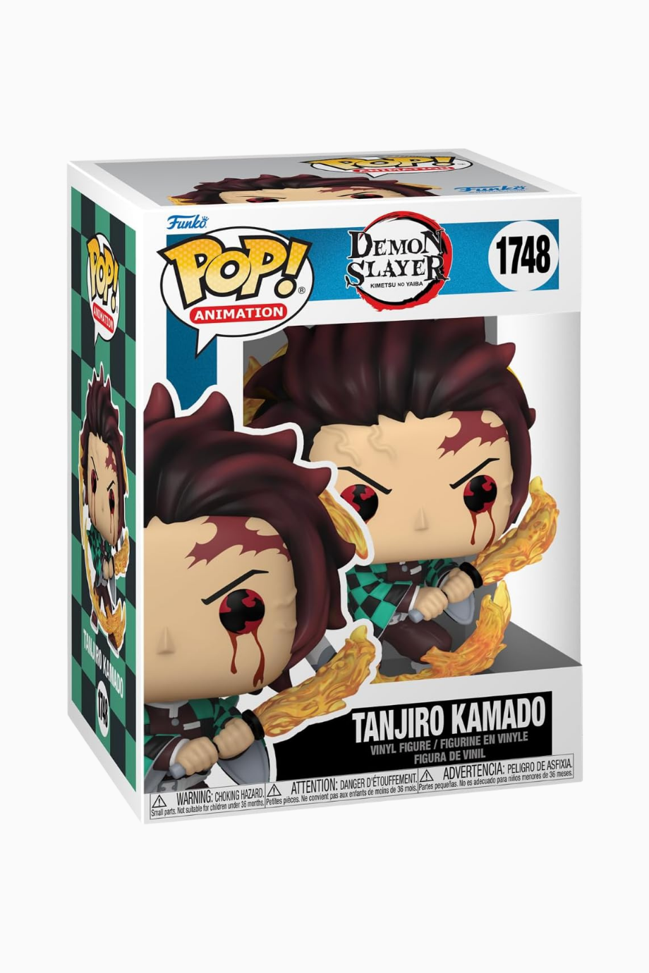 Pop! Animasyon: Demon Slayer, Tanjiro Kamado (Sun Breathing) Vinil Koleksiyon Figürü