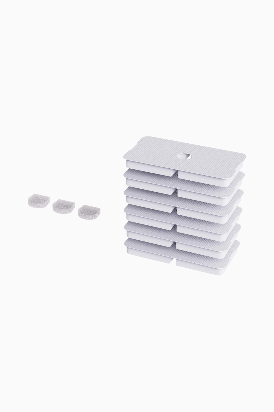 EBO Rola Akıllı Kedi Su Çeşmesi Yedek Filtre Seti, 6 Filtre + 3 Sünger