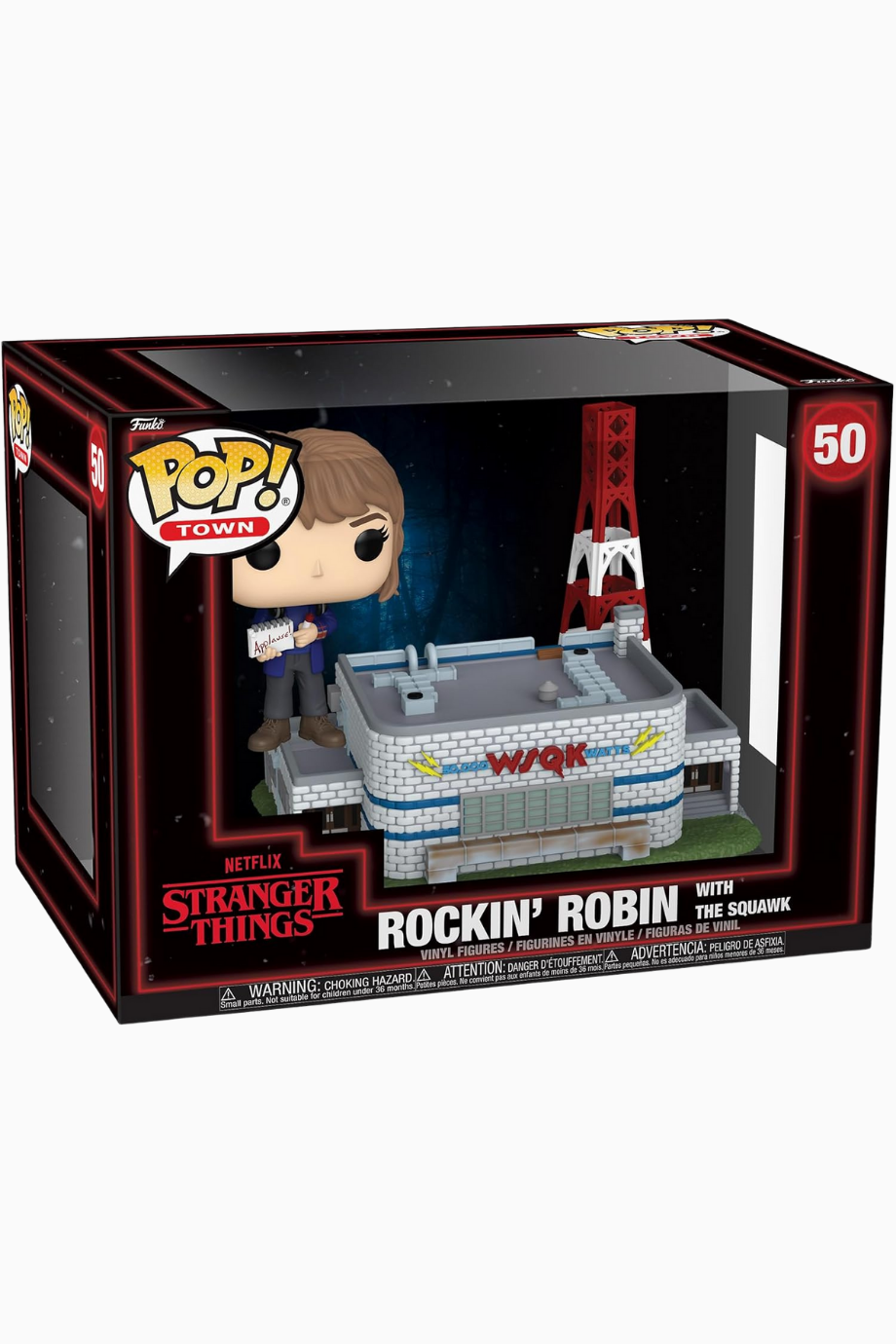 Pop! Town: Stranger Things 5. Sezon Rockin' Robin with The Squawk Figür